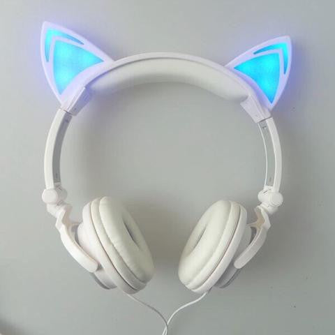 Cat Ear Headphones - With Glowing Ears